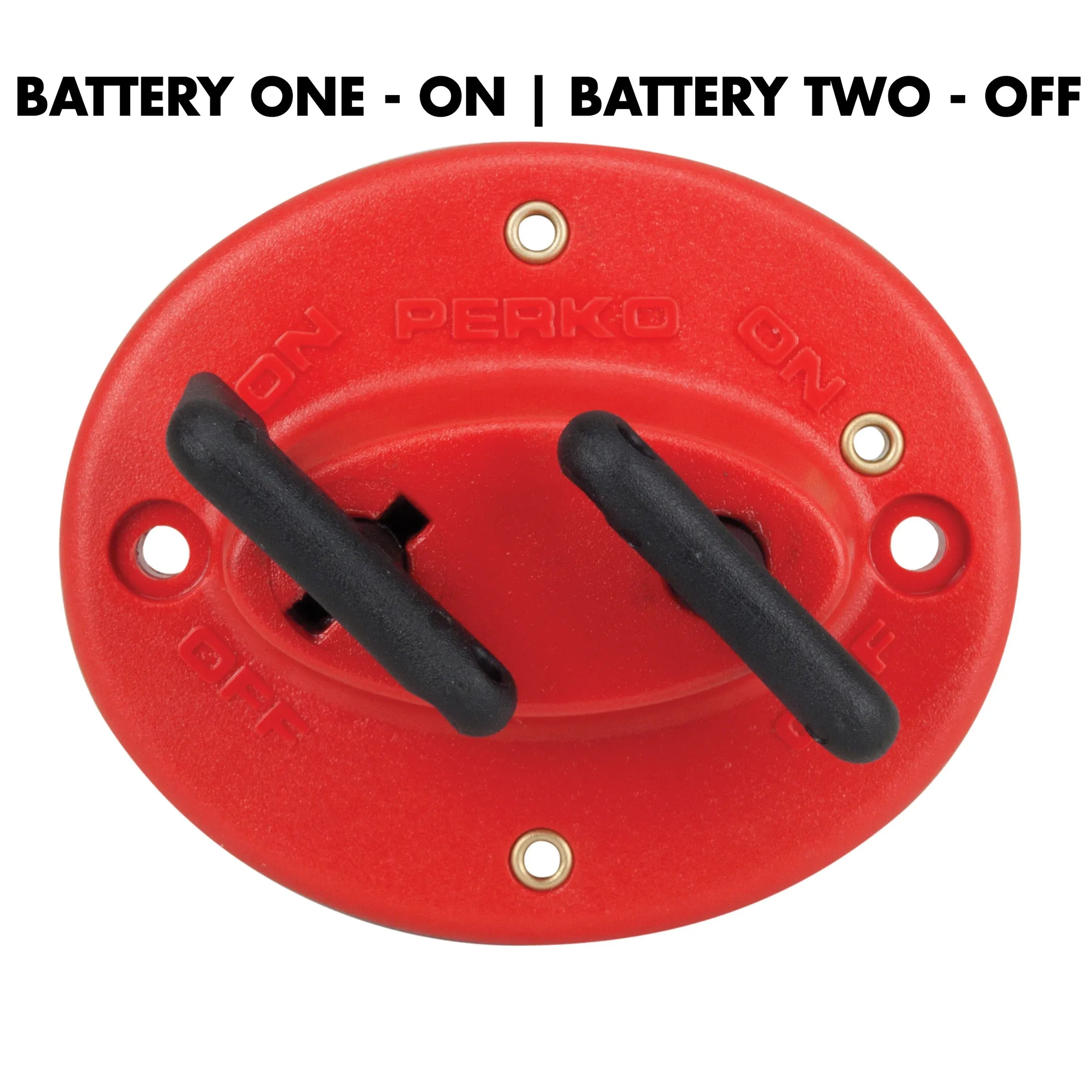 Perko 8521 Dual Battery Selector Switch, 6-32VDC, 140A, Ignition Protected — Quality Boat Parts