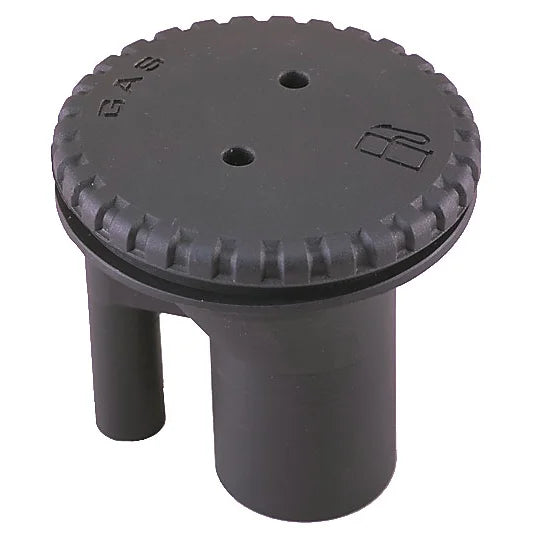 Perko 0543 Vented Deck Fill, 1-1/2 in Hose, Straight Neck, 5/8 in Vent Hose — Quality Boat Parts