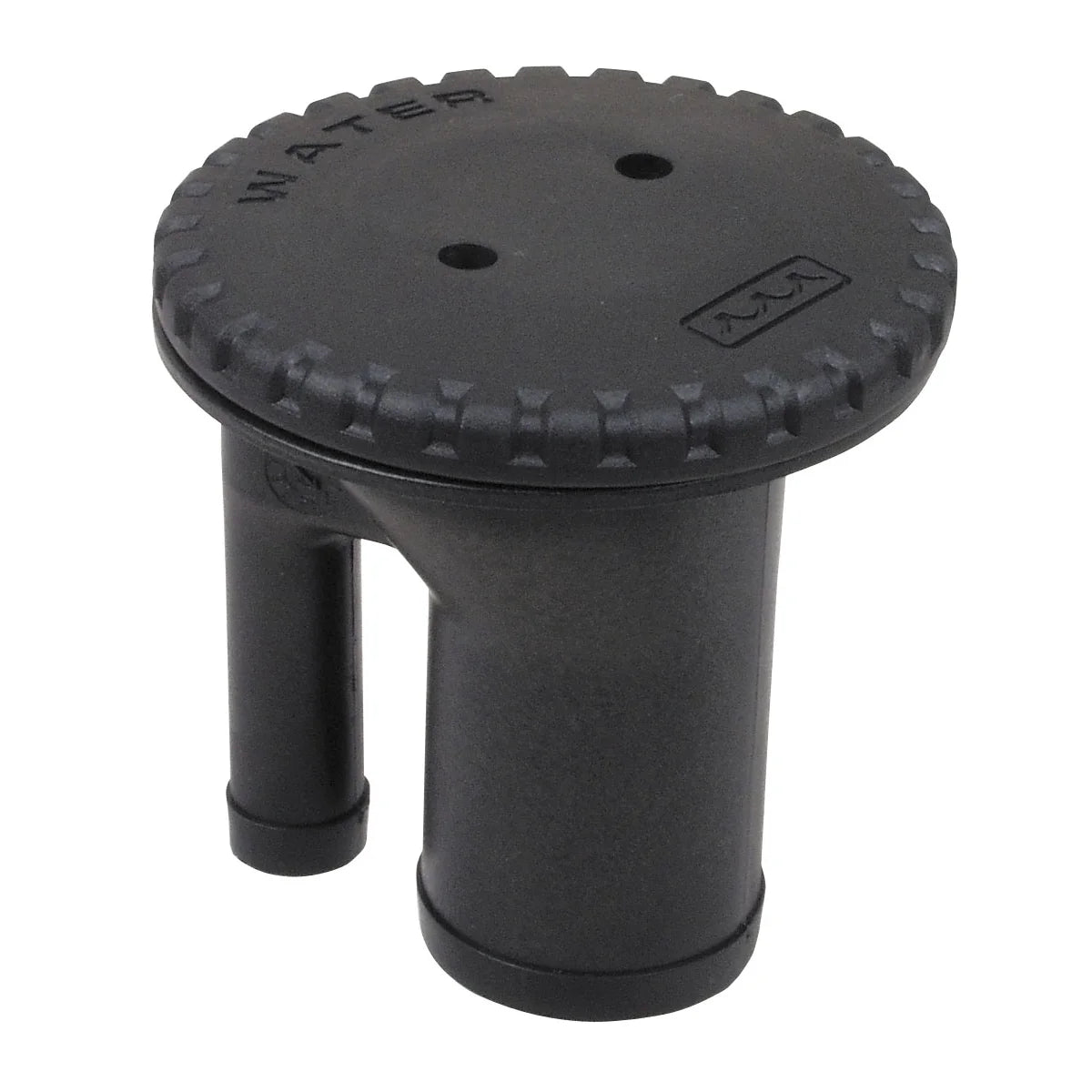 Perko 0543 Vented Deck Fill, 1-1/2 in Hose, Straight Neck, 5/8 in Vent Hose — Quality Boat Parts
