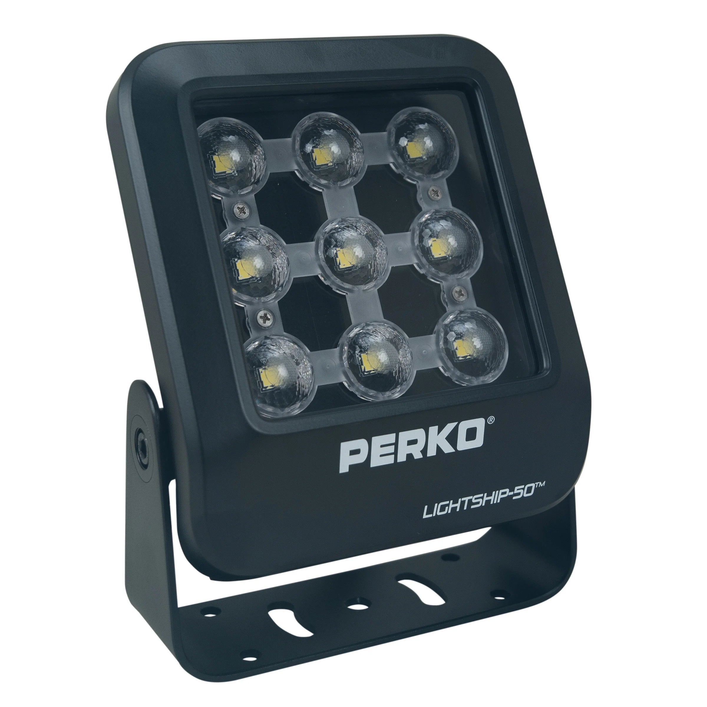 Perko Lightship 50 LED Deck/Spreader Light, 7,500 Lumens, 5000K Neutral White, 12/24/32VDC, IP68 — Quality Boat Parts