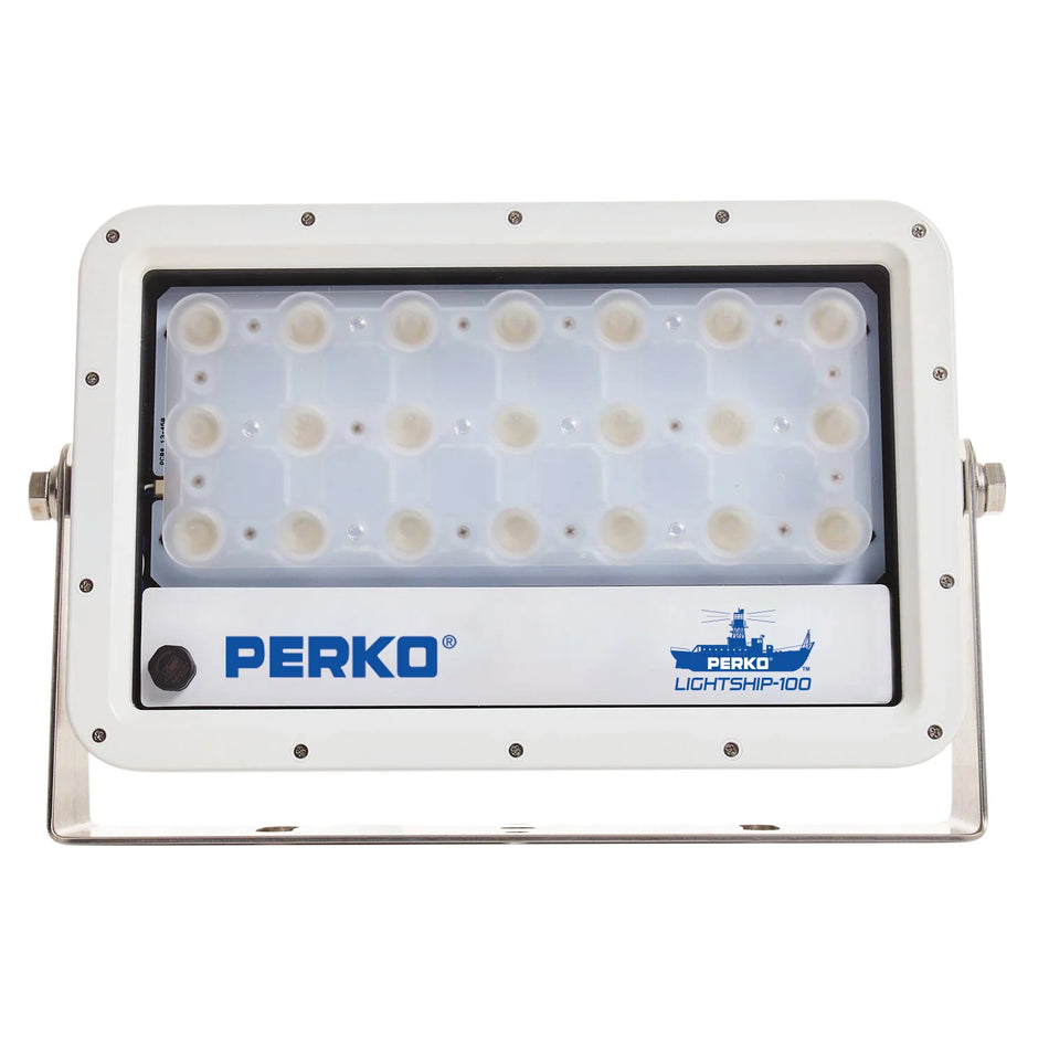 Perko Lightship 100 LED Spreader Light, 12/24/32VDC, IP68, 5000K — Quality Boat Parts