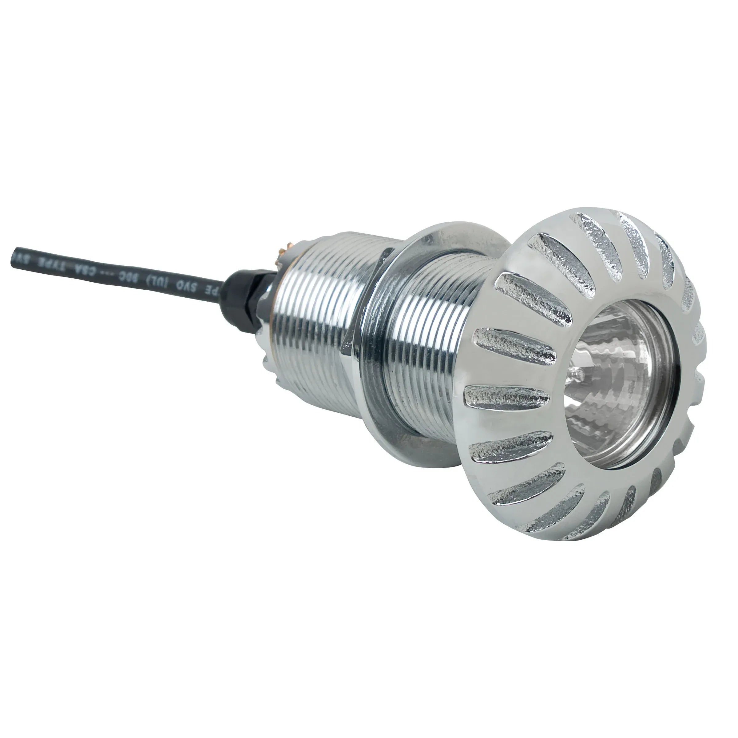 Perko Space Saver Thru-Hull Mount Underwater Light, 12V, 30° Beam, 10 ft Cable, Mounting Ring — Quality Boat Parts