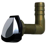Perko 0561 Gas Tank Vent with Swivel Elbow, 5/8 in Hose, 1 in Max Hull, 30 Mesh SS Flame Arrestor — Quality Boat Parts