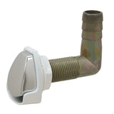 Perko 0561 Gas Tank Vent with Swivel Elbow, 5/8 in Hose, 1 in Max Hull, 30 Mesh SS Flame Arrestor — Quality Boat Parts