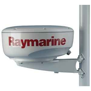 Raymarine Radar Mast Mount, White Powder-Coated Aluminum, Pre-Drilled — Quality Boat Parts
