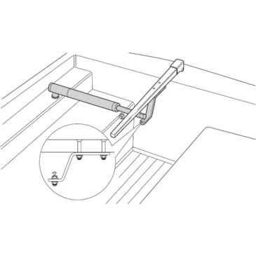 Raymarine Tiller Bracket, For Tiller Pilots, Horizontal Mounting — Quality Boat Parts