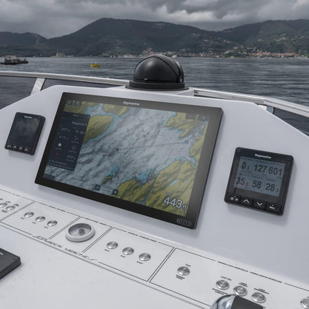 Raymarine Axiom XL Glass Bridge Chartplotter, 8-32V, IPX6/IPX7, NMEA 2000, NMEA 0183, RayNet Ethernet x3, HDMI In/Out — Quality Boat Parts