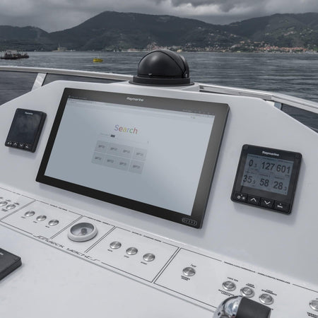 Raymarine Axiom XL Glass Bridge Chartplotter, 8-32V, IPX6/IPX7, NMEA 2000, NMEA 0183, RayNet Ethernet x3, HDMI In/Out — Quality Boat Parts
