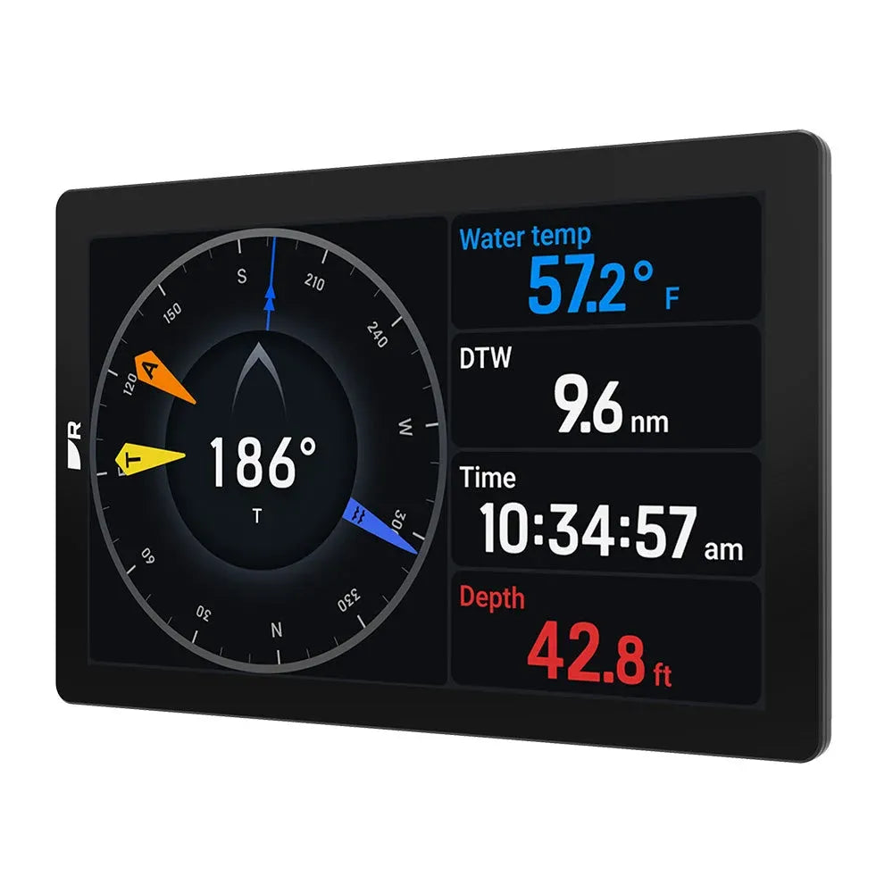 Raymarine Alpha Performance Sailing Instrument Display, For Axiom Chartplotters, 10.8-32V, IPX6/IPX7, RayNet Ethernet — Quality Boat Parts