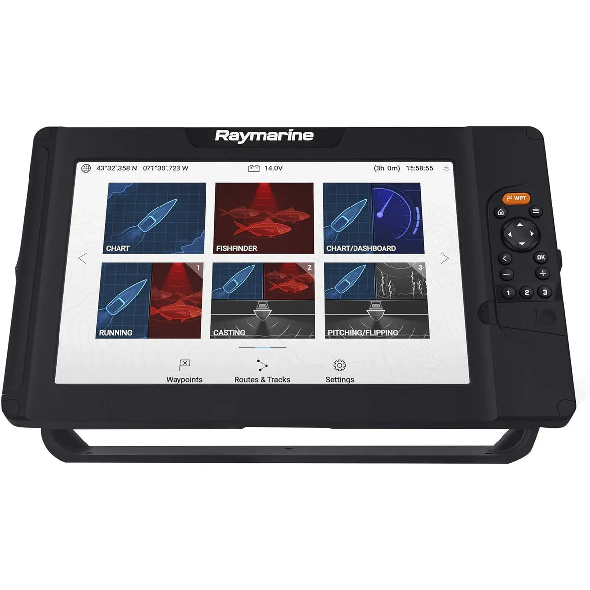 Raymarine Element HV Fishfinder Chartplotter, HyperVision 1.2 MHz Sonar, GPS/GNSS, NMEA 2000 — Quality Boat Parts