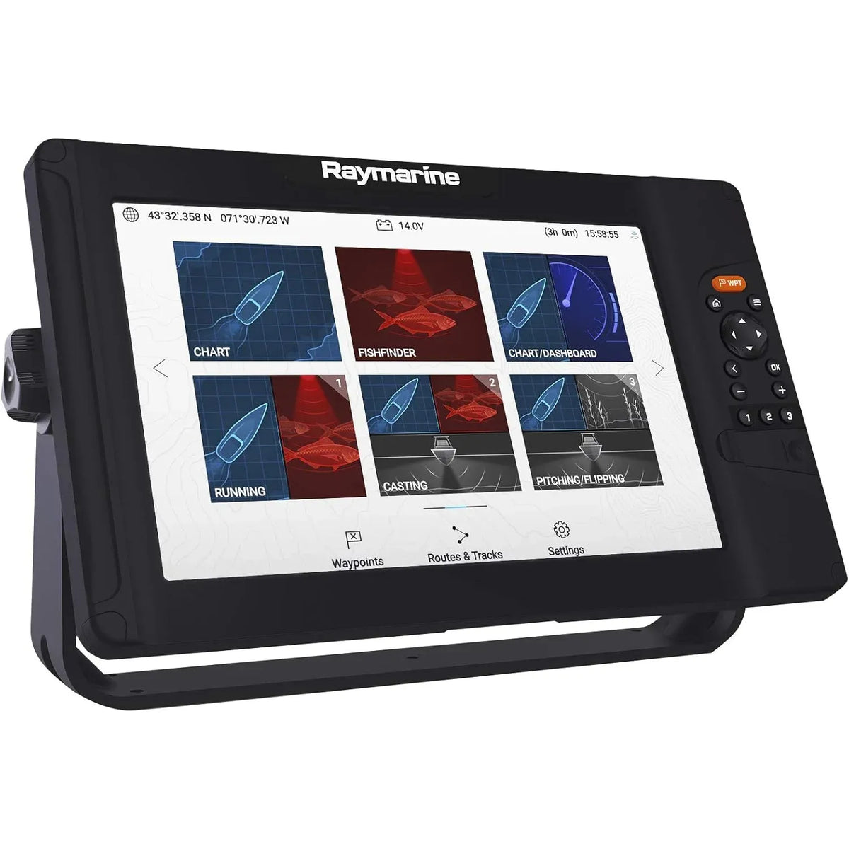 Raymarine Element HV Fishfinder Chartplotter, HyperVision 1.2 MHz Sonar, GPS/GNSS, NMEA 2000 — Quality Boat Parts