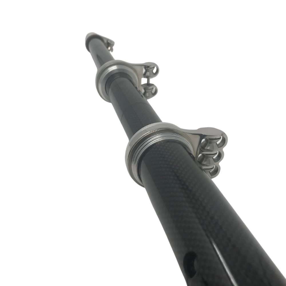 TACO Marine OT-CF Series Carbon Fiber Tele-Outrigger Poles, 1-1/2 in, Pair — Quality Boat Parts