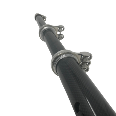 TACO Marine OT-CF Series Carbon Fiber Tele-Outrigger Poles, 1-1/2 in, Pair — Quality Boat Parts