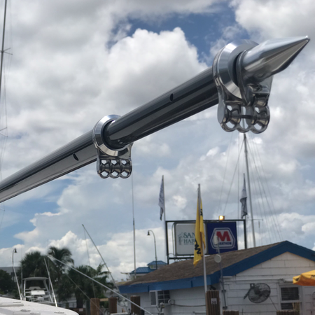 TACO Marine OT-CF Series Carbon Fiber Tele-Outrigger Poles, 1-1/2 in, Pair — Quality Boat Parts