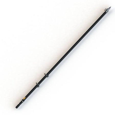 TACO Marine Carbon Fiber Twist & Lock Tele-Outrigger Poles, For GS-500 Mounts, 1-1/2 in, Type 316L SS Rings, 2pk — Quality Boat Parts