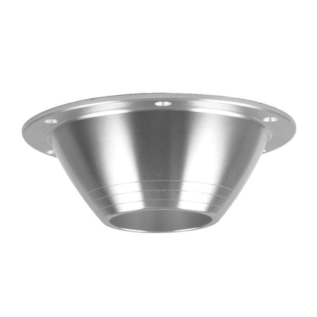 TACO Marine Zwaardvis Table Pedestal Base, For 2-3/8 in (60mm) Column, Aluminum, Brite Anodized — Quality Boat Parts