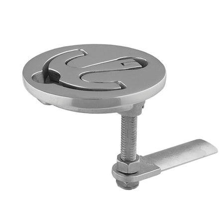 TACO Marine Latch-tite Round Lifting Handle, Cast Type 316 SS, Polished Finish, Anti-Rattle — Quality Boat Parts