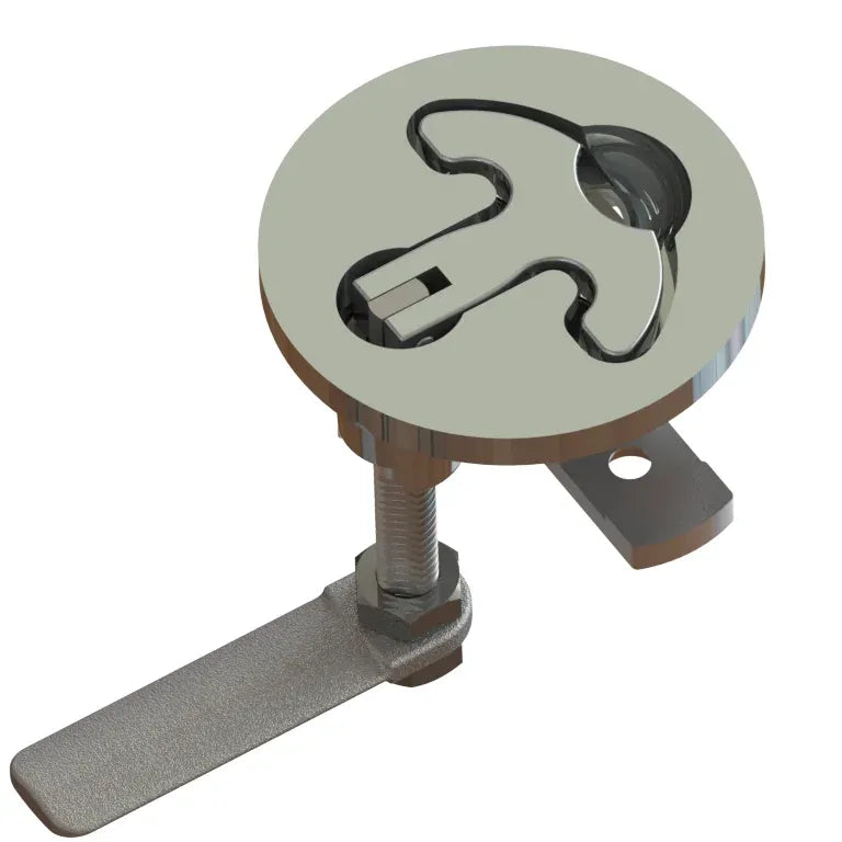 TACO Marine Latch-tite Round Lifting Handle, Cast Type 316 SS, Polished Finish, Anti-Rattle — Quality Boat Parts