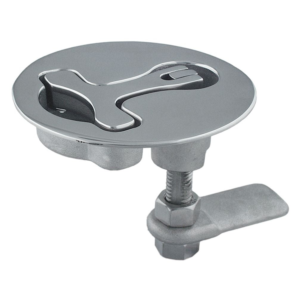 TACO Marine Latch-tite Round Lifting Handle, Cast Type 316 SS, Polished Finish, Anti-Rattle — Quality Boat Parts