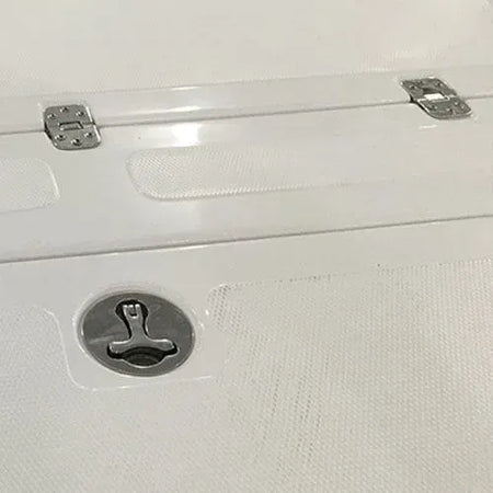 TACO Marine Latch-tite Round Lifting Handle, Cast Type 316 SS, Polished Finish, Anti-Rattle — Quality Boat Parts