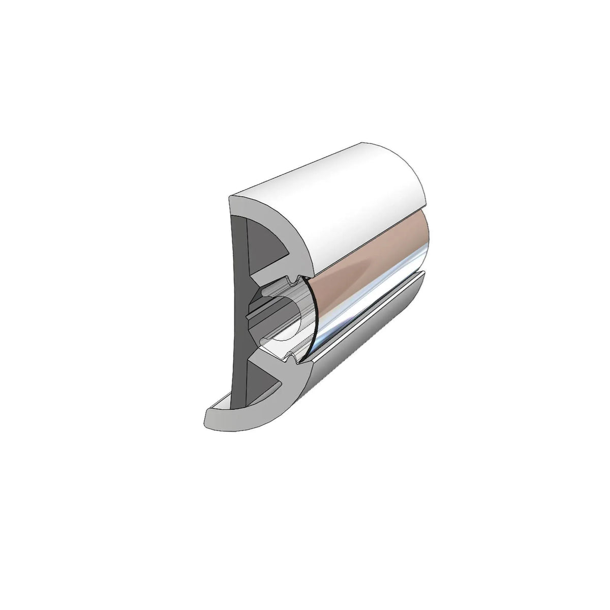 TACO Marine SuproFlex Medium Rub Rail Kit, 2 in x 29/32 in, Co-Extruded Vinyl — Quality Boat Parts