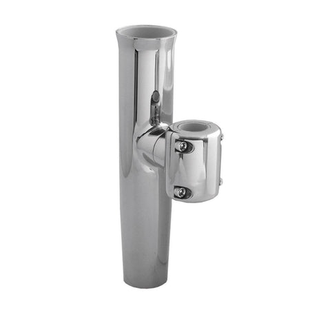 TACO Marine Clamp-On Adjustable Rod Holder, Type-316L Stainless Steel, 1-5/8 in ID — Quality Boat Parts