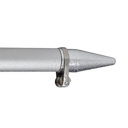 TACO Marine 18 ft Deluxe Aluminum Tele-Outrigger Poles, Pair, For GS-280/2801/380/390/400 Mounts, 1-1/2 in Butt, 360 Degree Swivel Collars — Quality Boat Parts