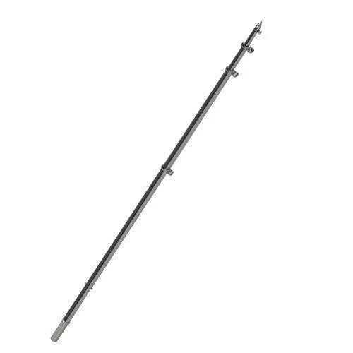 TACO Marine 18 ft Deluxe Aluminum Tele-Outrigger Poles, Pair, For GS-280/2801/380/390/400 Mounts, 1-1/2 in Butt, 360 Degree Swivel Collars — Quality Boat Parts