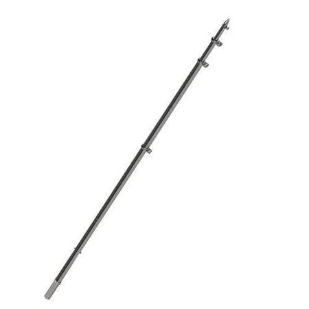 TACO Marine 18 ft Deluxe Aluminum Tele-Outrigger Poles, Pair, For GS-280/2801/380/390/400 Mounts, 1-1/2 in Butt, 360 Degree Swivel Collars — Quality Boat Parts