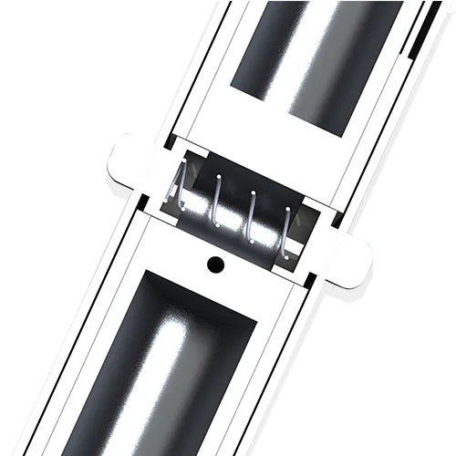 TACO Marine 18 ft Deluxe Aluminum Tele-Outrigger Poles, Pair, For GS-280/2801/380/390/400 Mounts, 1-1/2 in Butt, 360 Degree Swivel Collars — Quality Boat Parts