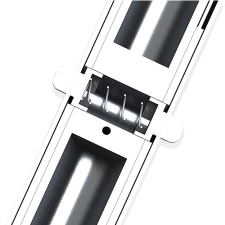 TACO Marine 18 ft Deluxe Aluminum Tele-Outrigger Poles, Pair, For GS-280/2801/380/390/400 Mounts, 1-1/2 in Butt, 360 Degree Swivel Collars — Quality Boat Parts