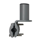 TACO Marine ShadeFin Mini Rail Mount, 6061 Aluminum, Type-304 SS Screws, Misty Silver Finish — Quality Boat Parts