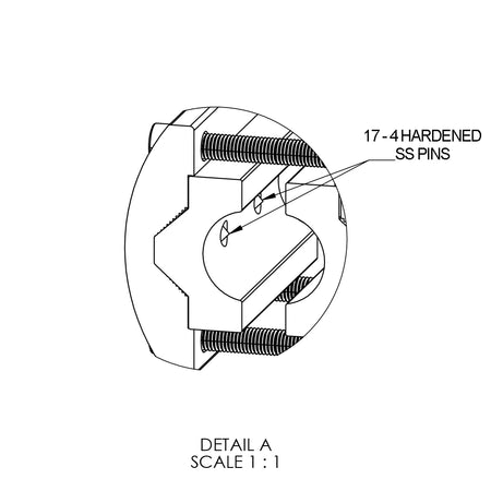 TACO Marine ShadeFin Mini Rail Mount, 6061 Aluminum, Type-304 SS Screws, Misty Silver Finish — Quality Boat Parts