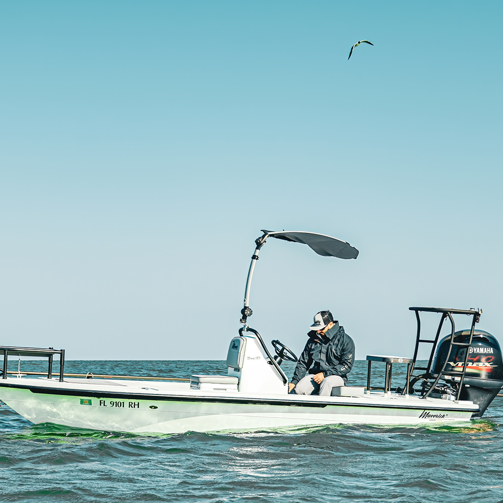 TACO Marine ShadeFin Mini Rail Mount, 6061 Aluminum, Type-304 SS Screws, Misty Silver Finish — Quality Boat Parts