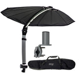 TACO Marine ShadeFin Mini Boat Shade Kit, Round Rail Mount, 60 in x 38 in Coverage, 36-52 in Height, UPF 50+ — Quality Boat Parts