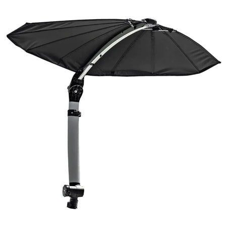 TACO Marine ShadeFin Mini Boat Shade Kit, Round Rail Mount, 60 in x 38 in Coverage, 36-52 in Height, UPF 50+ — Quality Boat Parts