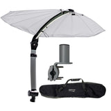 TACO Marine ShadeFin Mini Boat Shade Kit, Round Rail Mount, 60 in x 38 in Coverage, 36-52 in Height, UPF 50+ — Quality Boat Parts