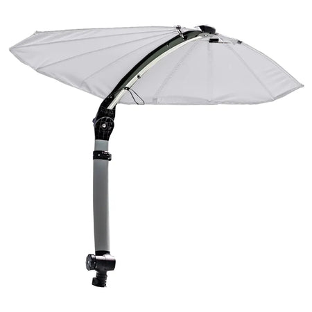 TACO Marine ShadeFin Mini Boat Shade Kit, Round Rail Mount, 60 in x 38 in Coverage, 36-52 in Height, UPF 50+ — Quality Boat Parts