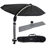 TACO Marine ShadeFin Mini Boat Sun Shade Kit, Kayak Mount, Carry Bag, 60 x 38 in Coverage, 36-52 in Height, WeatherMAX 3D, UPF 50+ — Quality Boat Parts