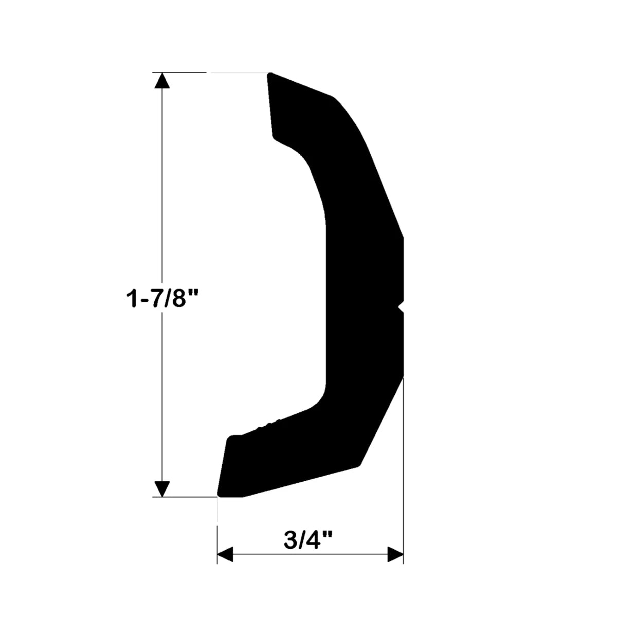 TACO Marine Semi-Rigid Vinyl Rub Rail Kit, Continuous Coil — Quality Boat Parts