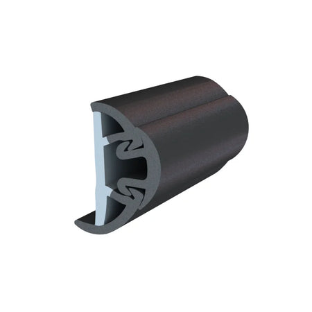 TACO Marine SuproFlex Semi-Rigid Vinyl Rub Rail Kit, 1-5/8 in x 7/8 in x 60 ft, Vinyl Overlay Insert — Quality Boat Parts
