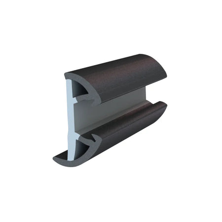 TACO Marine SuproFlex Semi-Rigid Vinyl Rub Rail Kit, 1-5/8 in x 7/8 in x 60 ft, Vinyl Overlay Insert — Quality Boat Parts