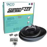 TACO Marine SuproFlex Semi-Rigid Rub Rail Kit, 2 in x 1-1/4 in, Flexible Vinyl Overlay Insert — Quality Boat Parts