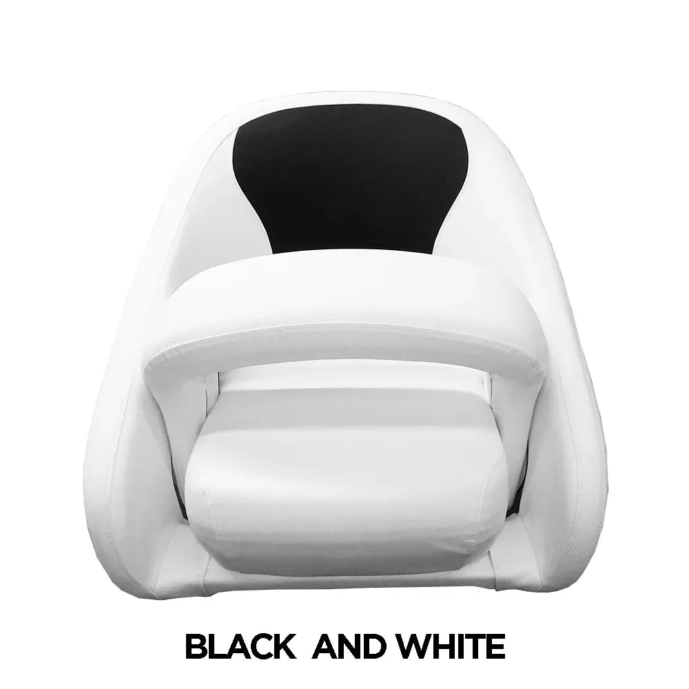 TACO Marine Caladesi Smooth Bucket Seat, 22 in x 23 in x 26 in, Adjustable Bolster, Integrated Seat Suspension, Marine-Grade Vinyl — Quality Boat Parts