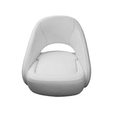 TACO Marine Caladesi Smooth Bucket Seat, 22 in x 23 in x 26 in, Adjustable Bolster, Integrated Seat Suspension, Marine-Grade Vinyl — Quality Boat Parts