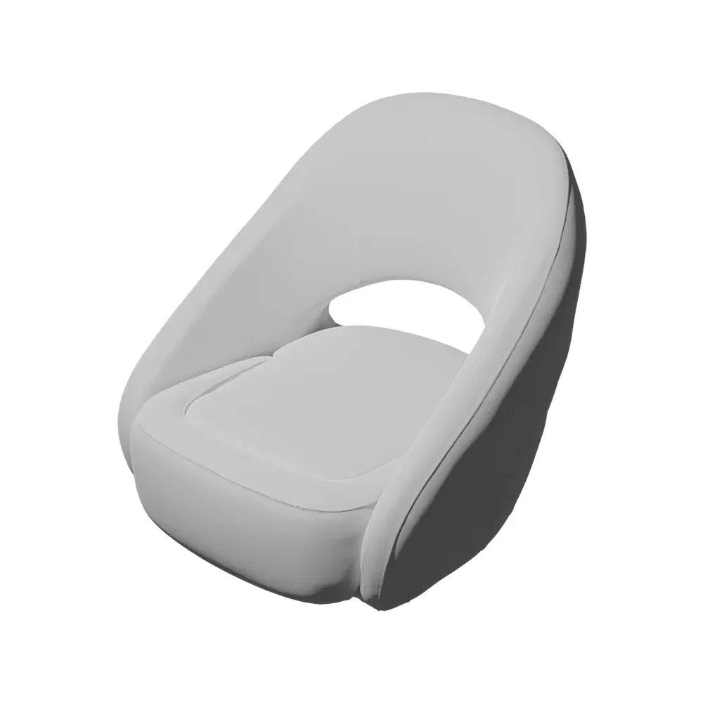 TACO Marine Caladesi Smooth Bucket Seat, 22 in x 23 in x 26 in, Adjustable Bolster, Integrated Seat Suspension, Marine-Grade Vinyl — Quality Boat Parts