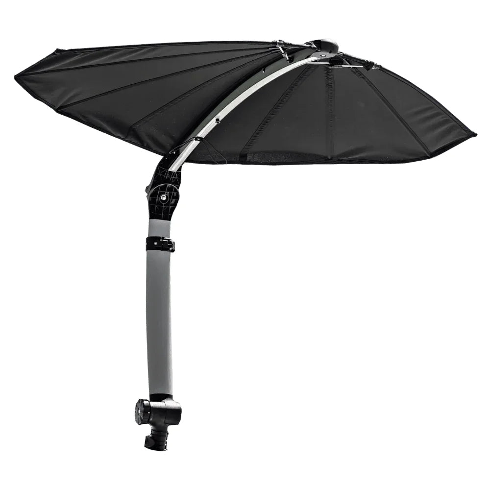 TACO Marine ShadeFin Mini Boat Shade, 60 x 38 in Coverage, UPF 50+, 36-52 in Adjustable Height — Quality Boat Parts