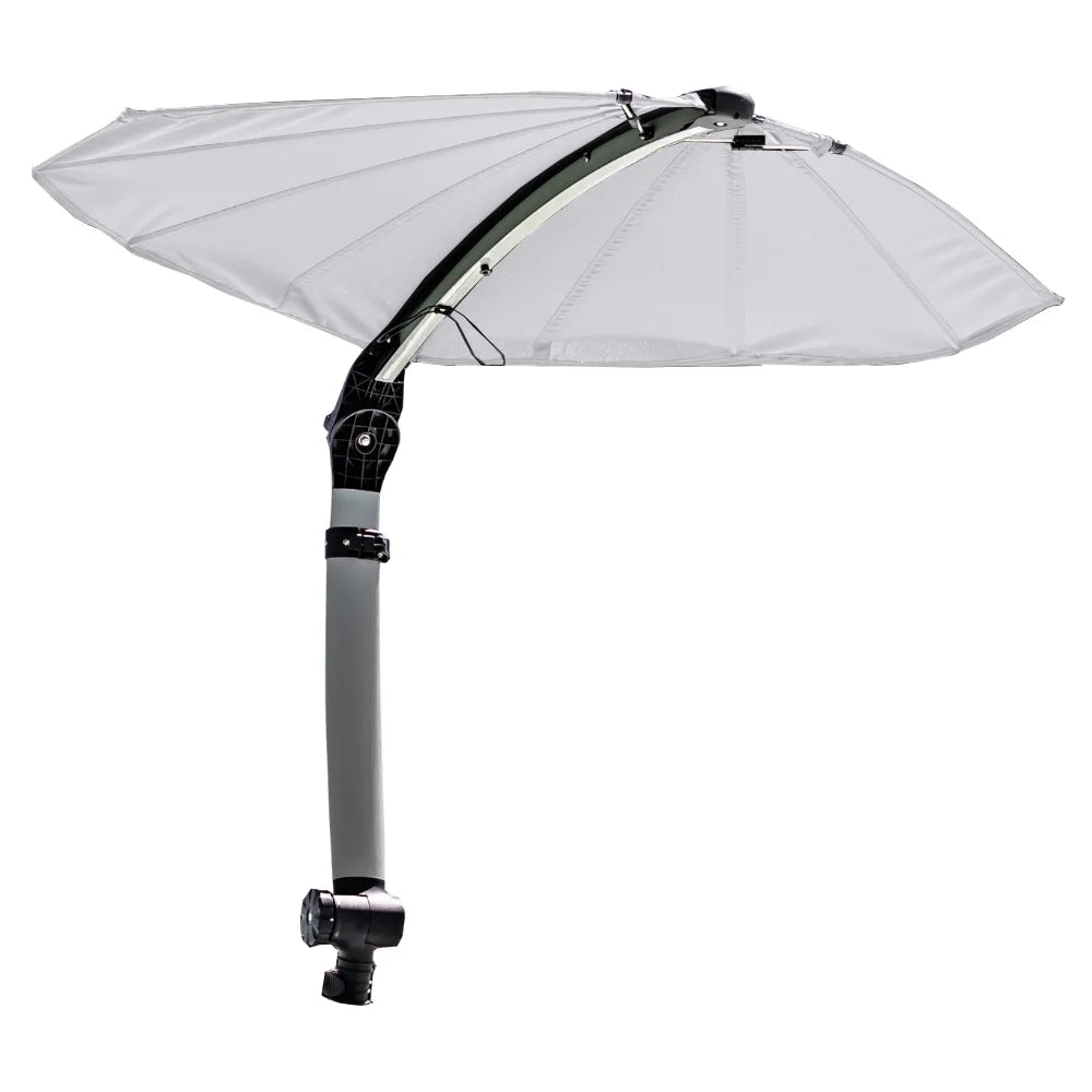 TACO Marine ShadeFin Mini Boat Shade, 60 x 38 in Coverage, UPF 50+, 36-52 in Adjustable Height — Quality Boat Parts
