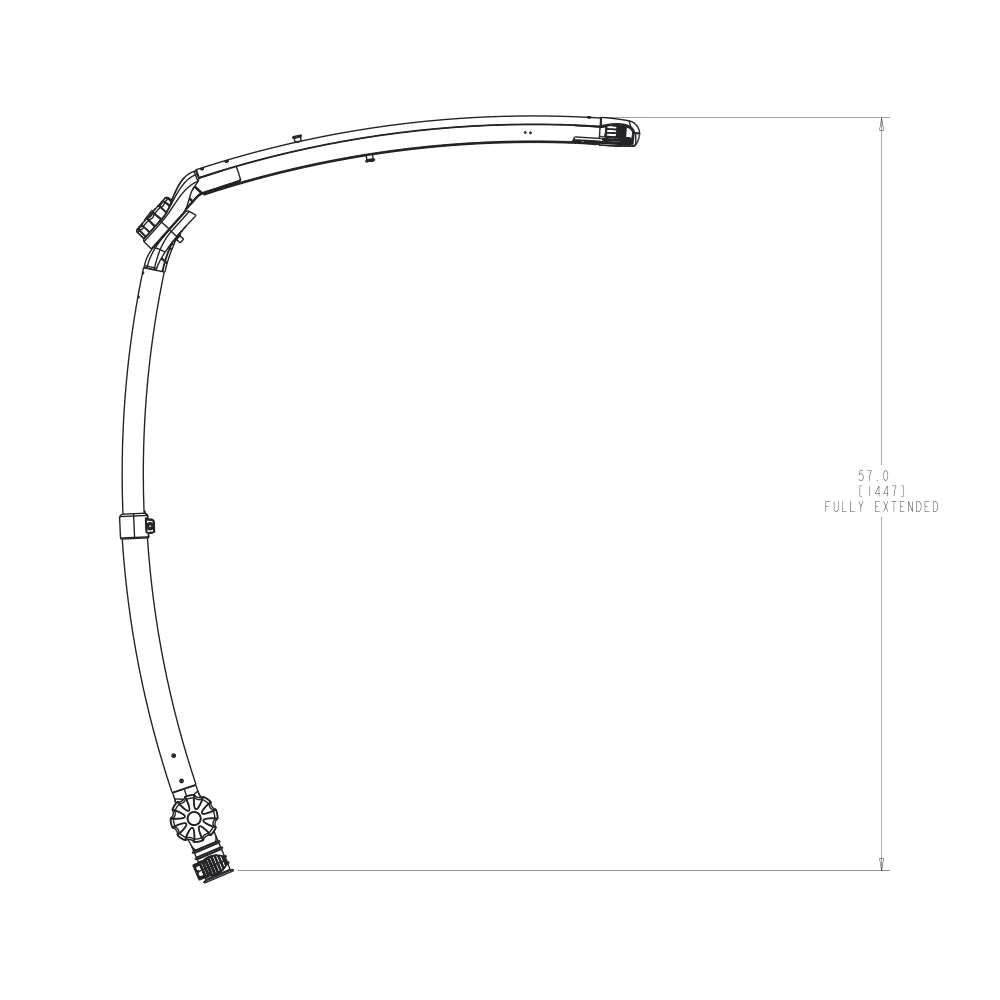 TACO Marine ShadeFin Mini Boat Shade, 60 x 38 in Coverage, UPF 50+, 36-52 in Adjustable Height — Quality Boat Parts