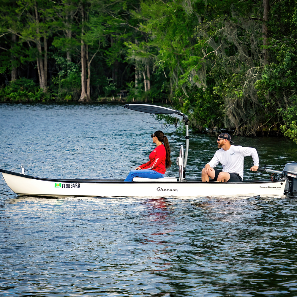 TACO Marine ShadeFin Mini Boat Shade, 60 x 38 in Coverage, UPF 50+, 36-52 in Adjustable Height — Quality Boat Parts